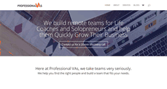 Desktop Screenshot of professionalvas.com